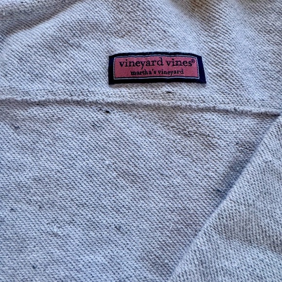 Vineyard Vines Eyelet Shep Shirt.
Full Zip French Terry. Stand-Up Collar - Picture 3 of 7